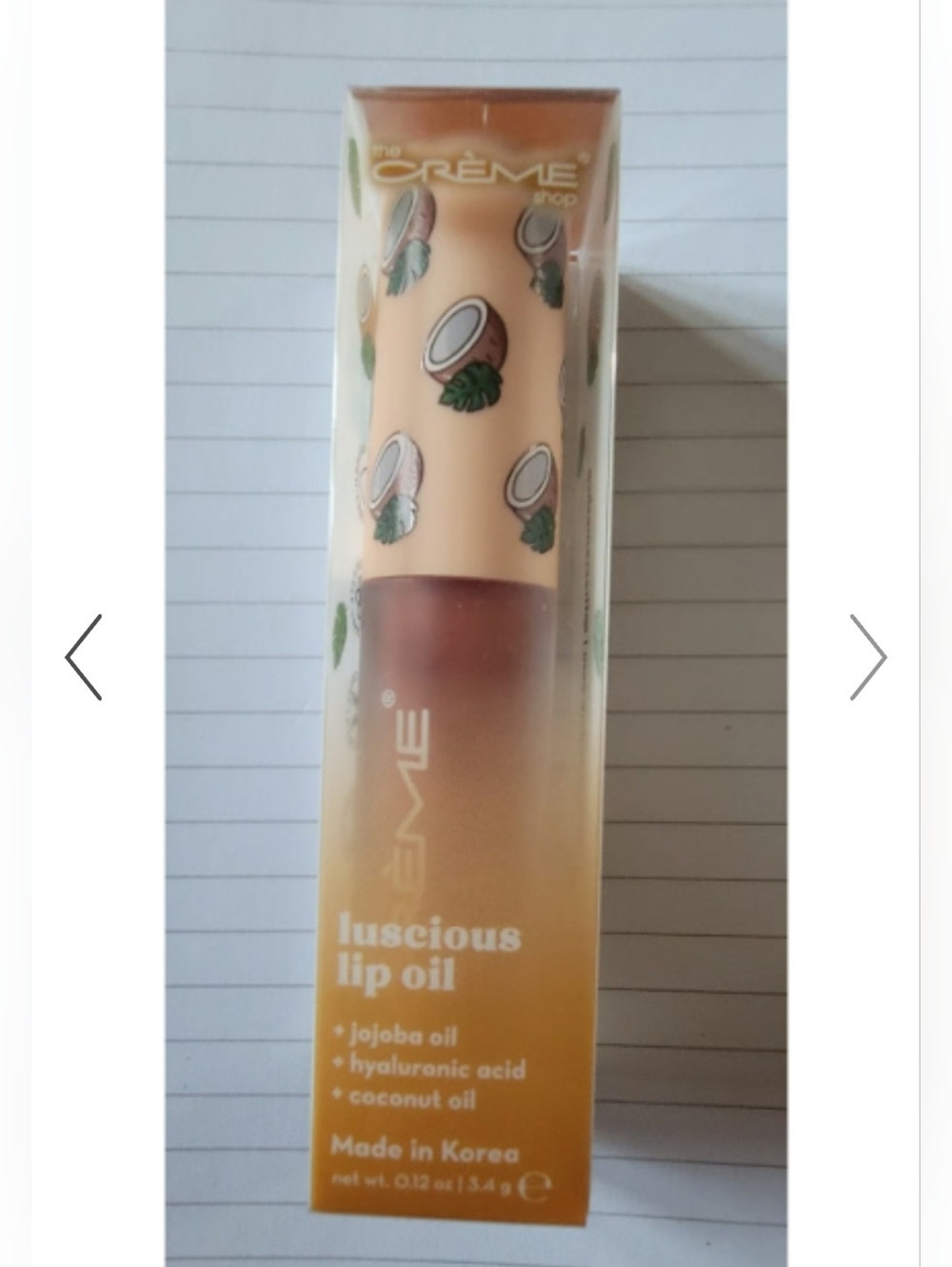 The Creme Shop Lip Oil-Coconut Jelly
